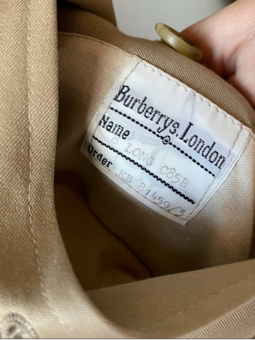 Burberry Chelsea Heritage Trench Coat Honey Tan US 8 Long Belted England Classic - Picture 11 of 14